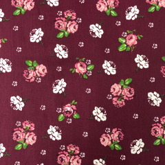 Tricoline Floral Bordo TRICO9985 RRR