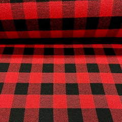 Flanela Xadrez Vermelho Médio LIVE