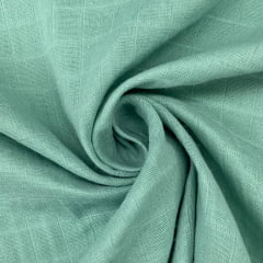 Fralda Quadriculada Verde Água 70x75cm