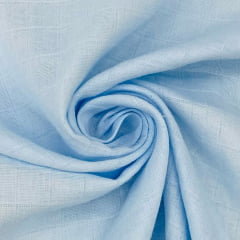 Fralda Quadriculada Azul Bebê 70x75cm