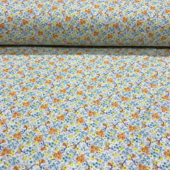 Tricoline Flores Amarelas Pintura LIQUIDA