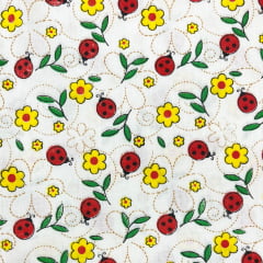 Tricoline Joaninha Flor Amarela LIQUIDA