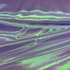 Organza Holografica Furta-Cor Roxo RRR