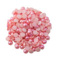 Meia Pérola Rosa Claro 8mm 15g Meia Pérola Rosa Claro 8mm 15g