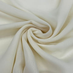 Musseline Chiffon Marfim ESQUENTA Musseline Chiffon Marfim ESQUENTA