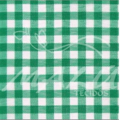 Xadrez Poliéster Médio Verde ESQUENTA  Xadrez Poliéster Médio Verde ESQUENTA