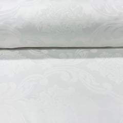 Tecido Jacquard Branco Ramos MALUCA