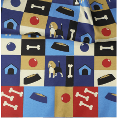 Tecido Pet Beagle Alegre LIVE