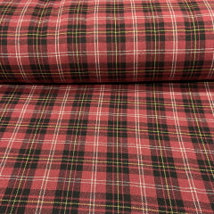 Flanela Xadrez Vinho & Preto LIVE