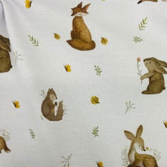 Flanela Cueiro Digital Amigos da Floresta RRR