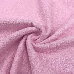 Atoalhado de Algodão Rosa Bebê RRR