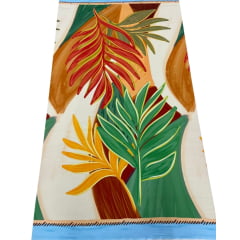 Viscose Farm Folhas em Aquarela RRR