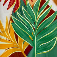 Viscose Farm Folhas em Aquarela RRR