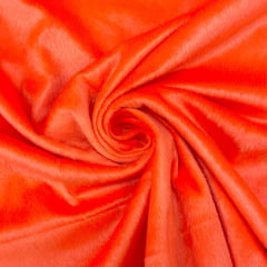 CORTE 0,70X1,50m Tecido Velboa Laranja Neon  