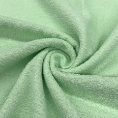 CORTE 0,85 X 1,40m Atoalhado de Algodão Verde Claro 
