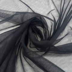 CORTE 0,50 X 1,50 Tule Ilusione Preto CORTE 0,50 X 1,50 Tule Ilusione Preto