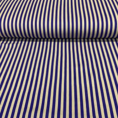 Viscose Listras Azuis  BLACK