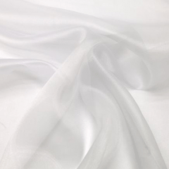 Organza Cristal BrancaMalha BLACK