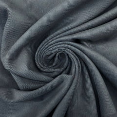 Veludo Cotelê Simples Cinza  BLACK