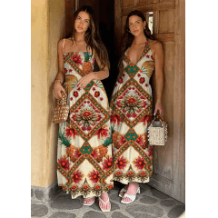 Viscose Farm Frutas do Verão BLACK 