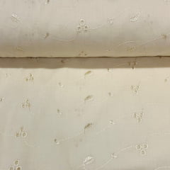 CORTE 0,70x1,50m Layse Broderi Creme CORTE 0,70x1,50m Layse Broderi Creme