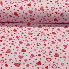 Flanela Cueiro Corações Apaixonados FIND 