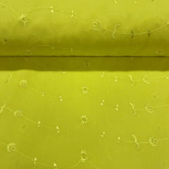 CORTE 0,80x1,50m Layse Broderi Amarelo CORTE 0,80x1,50m Layse Broderi Amarelo