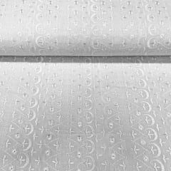 CORTE 0,60x1,50m Layse Broderi Branco CORTE 0,60x1,50m Layse Broderi Branco