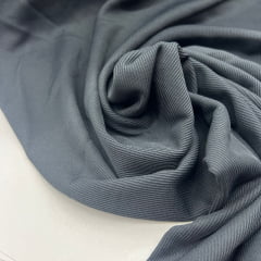 CORTE 0,50x1,50m Ribana Cinza Chumbo Poliéster CORTE 0,50x1,50m Ribana Cinza Chumbo Poliéster