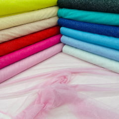 Tule Glitter Branco RRR