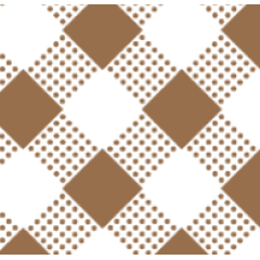 Chita Xadrez Diagonal Marrom RRR Chita Xadrez Diagonal Marrom RRR