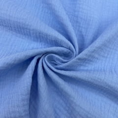 CORTE 0,40x1,20cm Fralda Gaze de Algodão Azul 