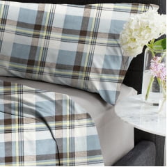 Microfibra Xadrez Azul 2,40m MALUCA