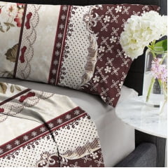 Microfibra Barrado de Flores 2,40m MALUCA