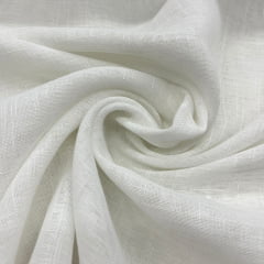 Voil de Linho Flamê Branco MALUCA