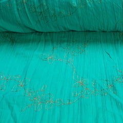 Crepe de Algodão Bordado Tiffany Garden TEMPORAL