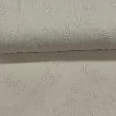 Crepe de Algodão Areia Dream Sweet TEMPORAL