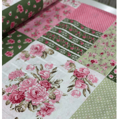 Tergal Patchwork Verde TEMPORAL