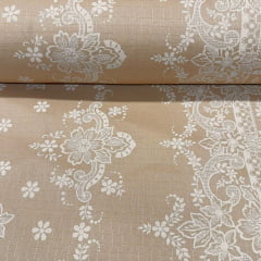 Linhão de Toalha Floral Beleza Sutil  TEMPORAL