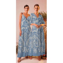 Viscose Farm Arabesco Azul TEMPORAL