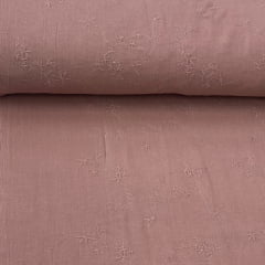 Crepe de Algodão Salmão Escuro Dream RRR Crepe de Algodão Salmão Escuro Dream RRR