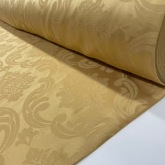 Tecido Jacquard Dourado RRR