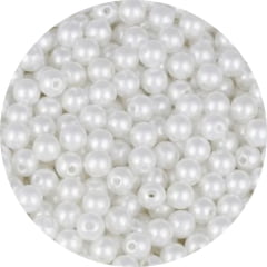 Meia Pérola 6mm 15g Branca