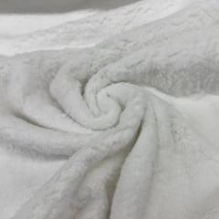 CORTE 0,50x1,60cm Sherpa Dublada Moletom Branco 