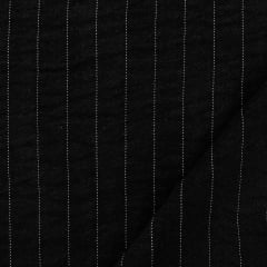 CORTE 0,60x1,50cm Alfaiataria Risca de Giz Melange Preto