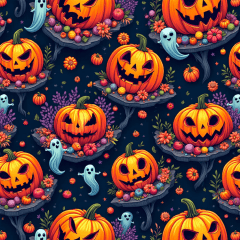 Tricoline Abóboras Assustadoras RRR Tricoline Abóboras Assustadoras RRR