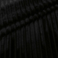 Mantinha Fleece Canelado 2,50m Preto RRR Mantinha Fleece Canelado 2,50m Preto RRR