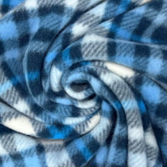 Soft Xadrez Azul e Branco RRR