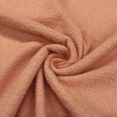 CORTE 0,50x1,50cm Atoalhado de Algodão Salmão CORTE 0,50x1,50cm Atoalhado de Algodão Salmão