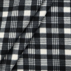 CORTE 0,90x1,60cm Soft Xadrez Preto 